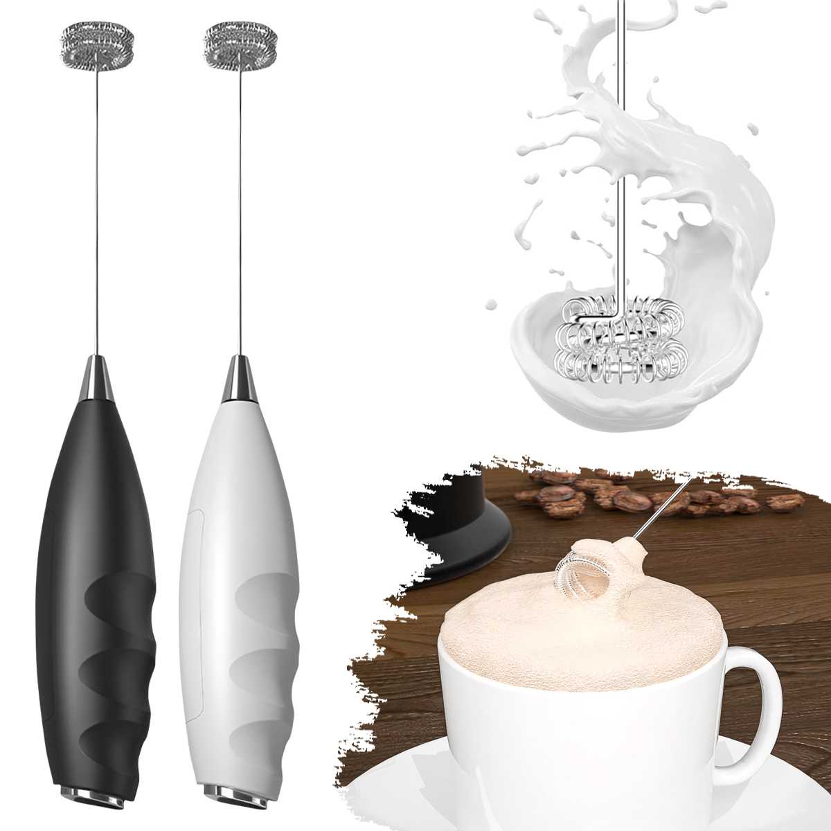 Kitchen Appliances Electronics - Kahve Elektrikli Süt Köpürtücü Elektrikli Çırpıcı