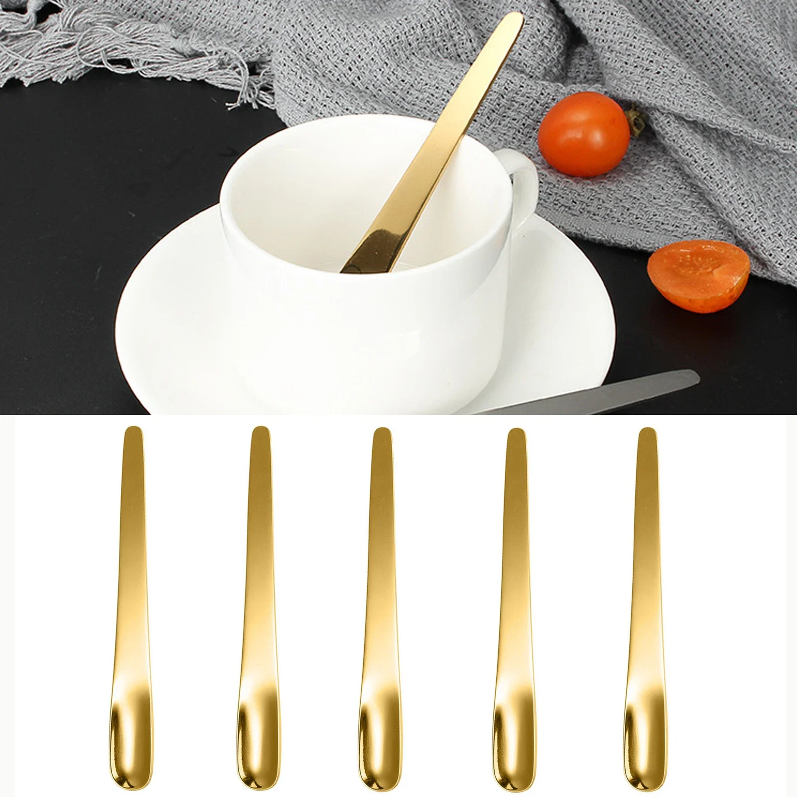Tatlı için 5 adet kahve kaşık  - Kitchen Appliances Electronics incelemesi ve fiyatı